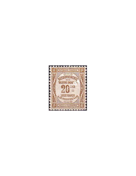 Timbre-taxe n° 45 neuf, collection timbres France