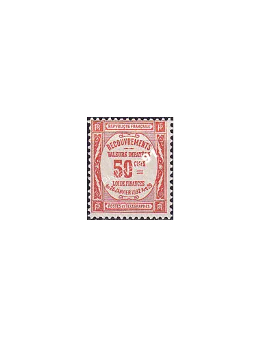 Timbre-taxe n° 47 charnière, collection timbres France
