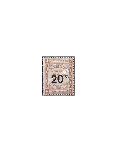 Timbre-taxe n° 49 neuf, collection timbres France