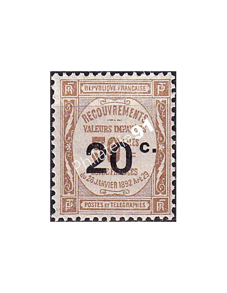 Timbre-taxe n° 49 neuf, collection timbres France