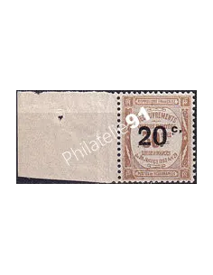 Timbre-taxe n° 49 neuf, bord de feuille, collection timbres France