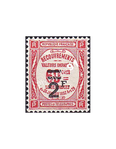 Timbre-taxe n° 54 neuf, collection timbres France