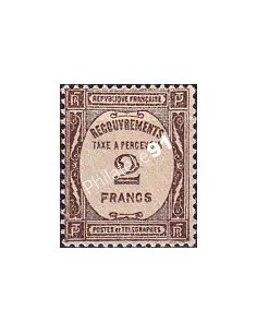 Timbre-taxe n° 62 neuf, collection timbres France