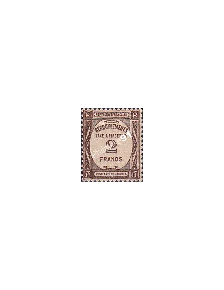 Timbre-taxe n° 62 neuf, collection timbres France