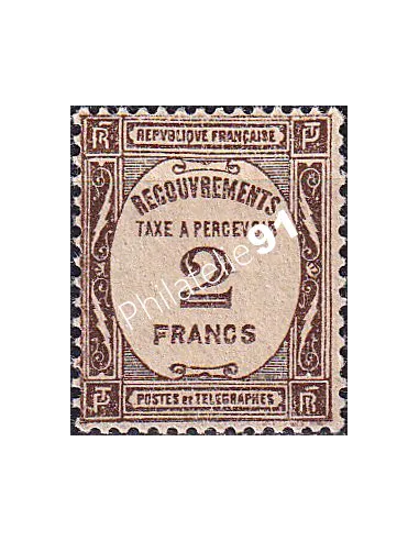 Timbre-taxe n° 62 neuf, collection timbres France