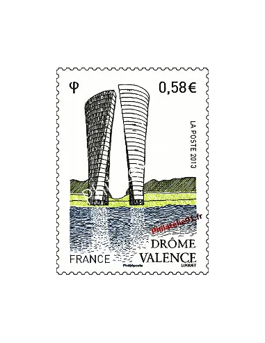 Timbre de France n° 4735. Valence, châteaux d'eau de Philolaos.