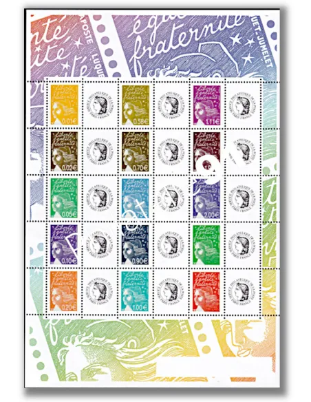 Timbres n° 3688Ba à 3688Ra, Cérès, collection Timbres France