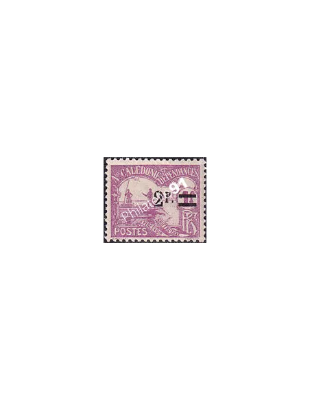 Nouvelle Calédonie, timbre-taxe n° 24 charnière, Timbres Colonies françaises