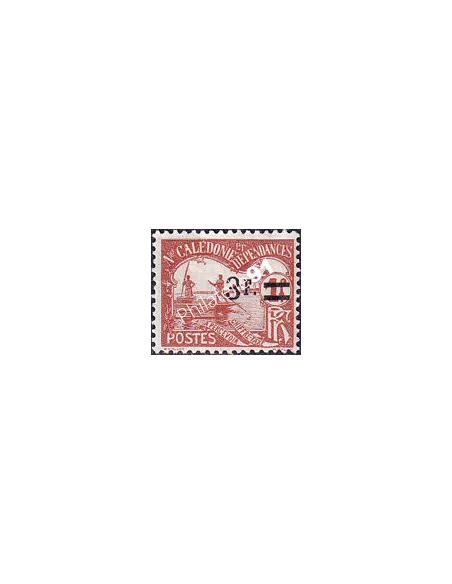 Nouvelle Calédonie, timbre-taxe n° 25 charnière, Timbres Colonies françaises