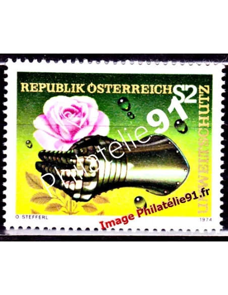 AUTRICHE -  n°  1297 - Rose - protection de l'environnement