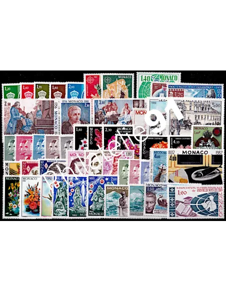 MONACO, Lot de timbres neufs, timbre EUROPE