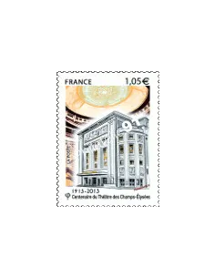 Timbre de France n° 4737. Centenaire du Théâtre des Champs-Élysées