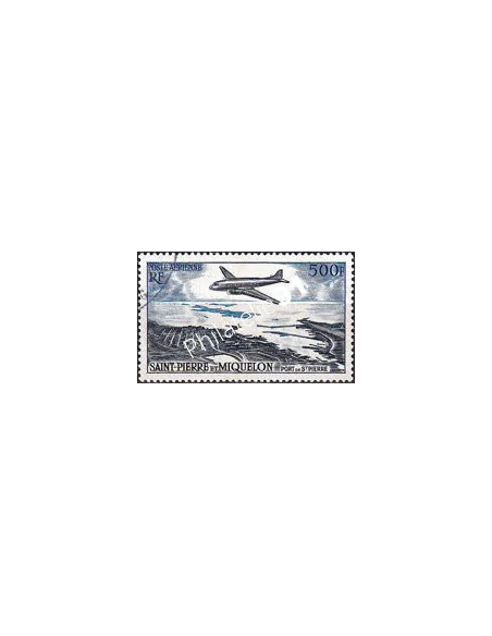 Saint-Pierre et Miquelon, PA n° 23 oblitéré, timbres Dom-Tom