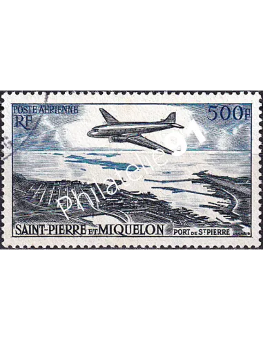 Saint-Pierre et Miquelon, PA n° 23 oblitéré, timbres Dom-Tom