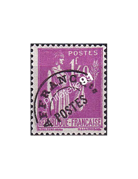 Timbre préoblitéré n°  77 charnière, Timbres France