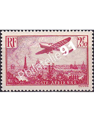 Timbre PA n° 11 charnière, collection timbres France