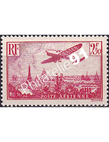 Timbre PA n° 11 charnière, collection timbres France