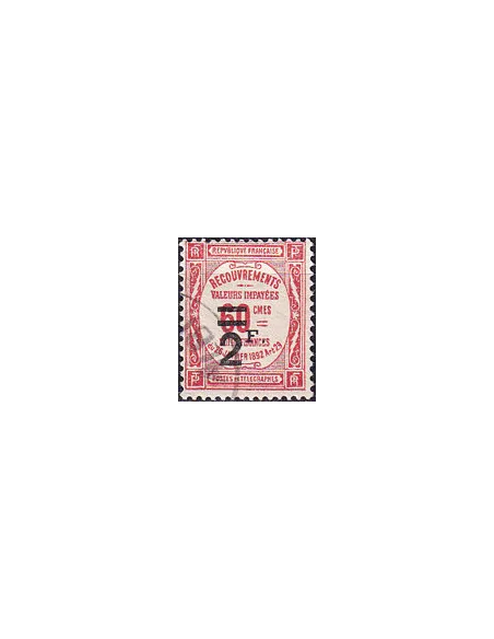 Timbre-taxe n° 54 oblitéré, collection timbres France