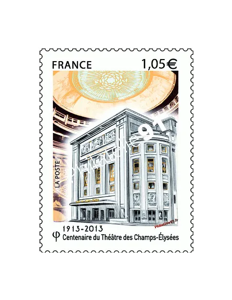 Timbre de France n° 4737. Centenaire du Théâtre des Champs-Élysées