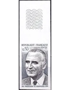 n° 1839a non dentelé neuf, bord de feuille, collection timbres France