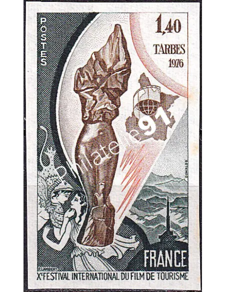 n° 1906a non dentelé neuf, collection timbres France