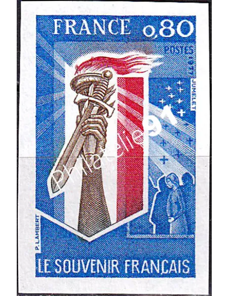 n° 1926a non dentelé neuf, collection timbres France