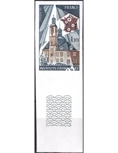 n° 1933a non dentelé neuf, bord de feuille, collection timbres France