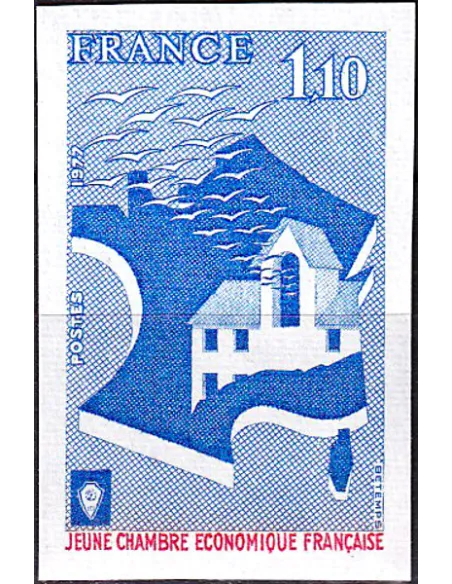 n° 1942a non dentelé neuf, collection timbres France