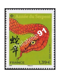 Timbre Année chinoise du serpent - timbres à 1,39 €, timbres de France