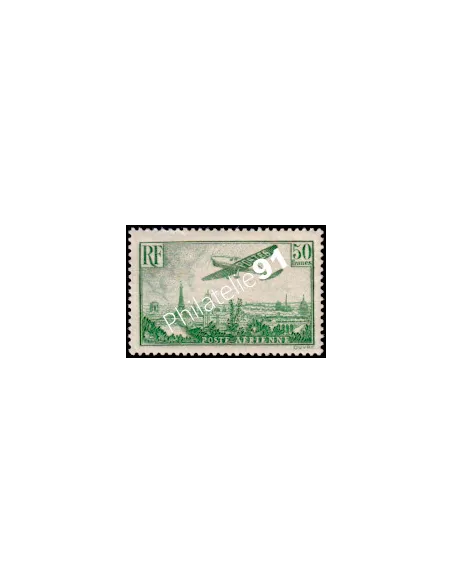 Timbre PA n° 14 charnière, collection timbres France