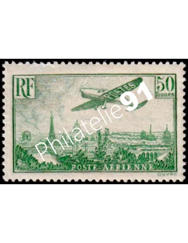 Timbre PA n° 14 charnière, collection timbres France