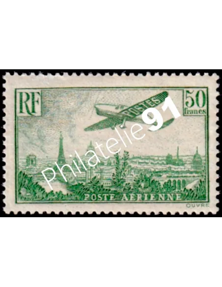 Timbre PA n° 14 charnière, collection timbres France