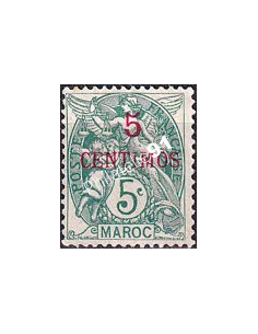 MAROC, n° 11 charnière, collection timbres colonies françaises