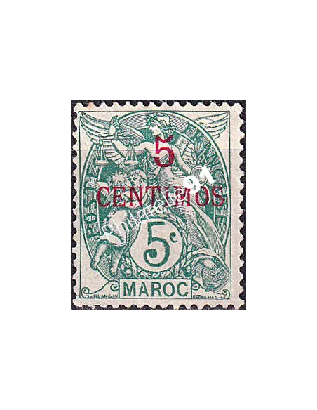 MAROC, n° 11 charnière, collection timbres colonies françaises