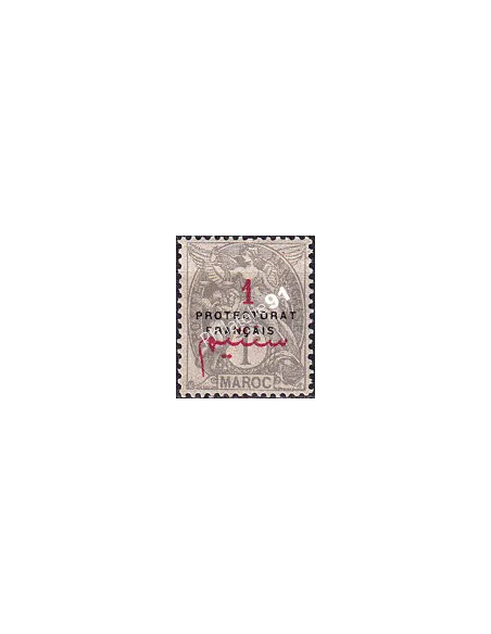 MAROC, n° 37a charnière, collection timbres colonies françaises
