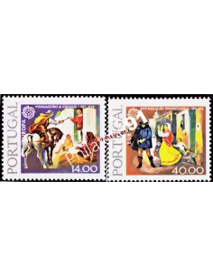PORTUGAL - n° 1421a - 1422a - EUROPA 1979 - Histoire de la Poste