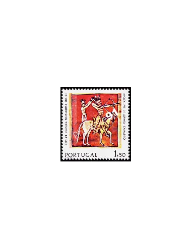 PORTUGAL - n° 1261a - EUROPA 1975 - Peintures (avec bande de phosphore)