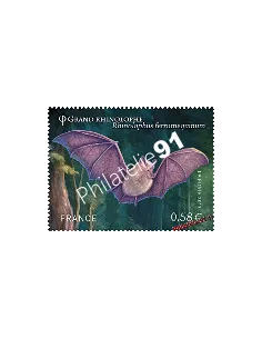 Timbre de France n° 4739. Chauve-souris - Grand Rhinolophe. Série nature