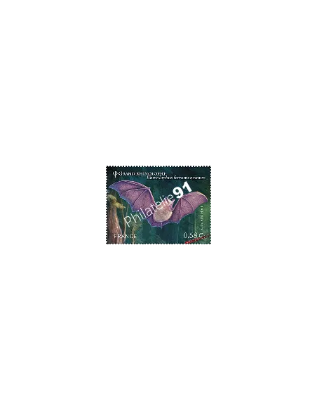 Timbre de France n° 4739. Chauve-souris - Grand Rhinolophe. Série nature