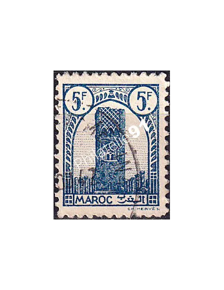 MAROC, n° 219A oblitéré, collection timbres colonies françaises