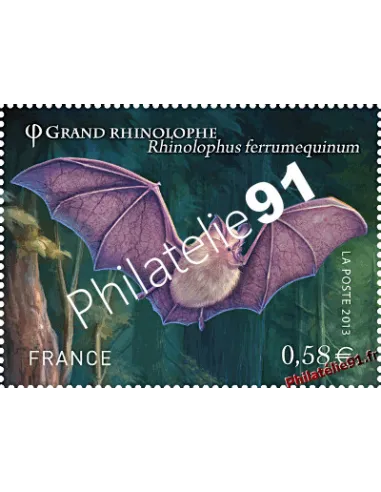 Timbre de France n° 4739. Chauve-souris - Grand Rhinolophe. Série nature