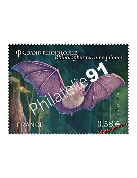 Timbre de France n° 4739. Chauve-souris - Grand Rhinolophe. Série nature