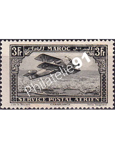 MAROC, PA n° 11 charnière, collection timbres colonies françaises