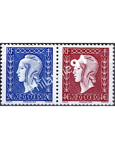 Marianne de Dulac, timbres de France