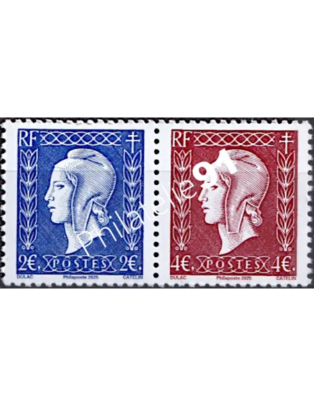 Marianne de Dulac, timbres de France