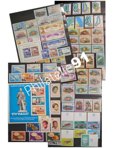 tuvalu, Lot de timbres neufs, collection Lot Tous Pays