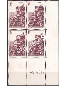 Coin daté du timbre n° 763, collection timbres France