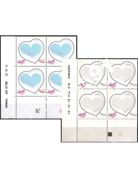 Coins datés des timbres n° 5024 à 5025, collection timbres France