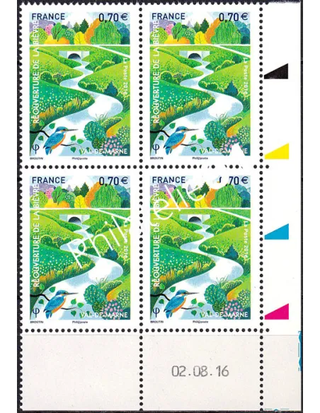 Coin daté du timbre n° 5105, collection timbres France