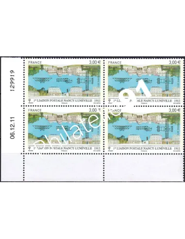 Coin daté du timbre PA n° 75, collection timbres France